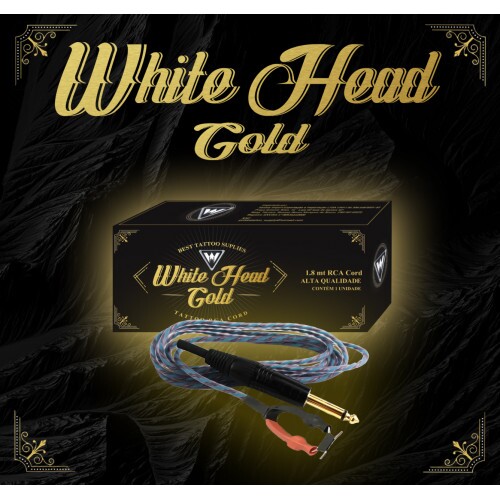Clip Cord White Head Gold Ref.1428-azul
